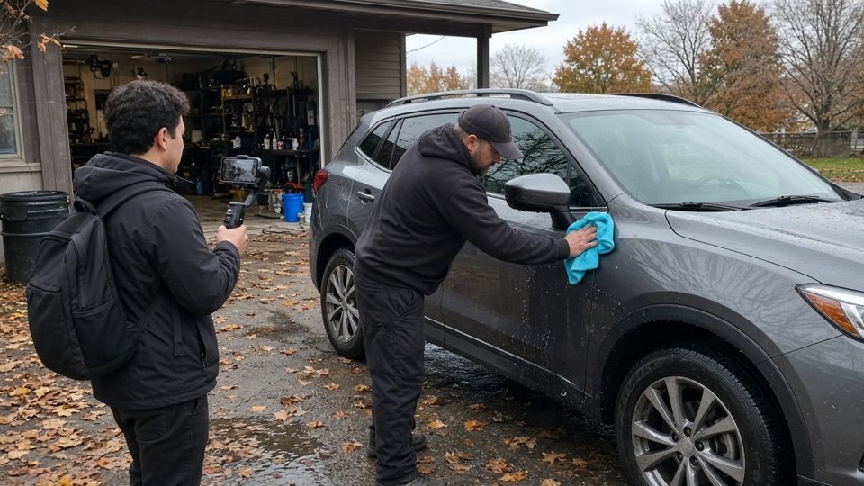 Behind the scenes: filming at Car Washes & Detailing