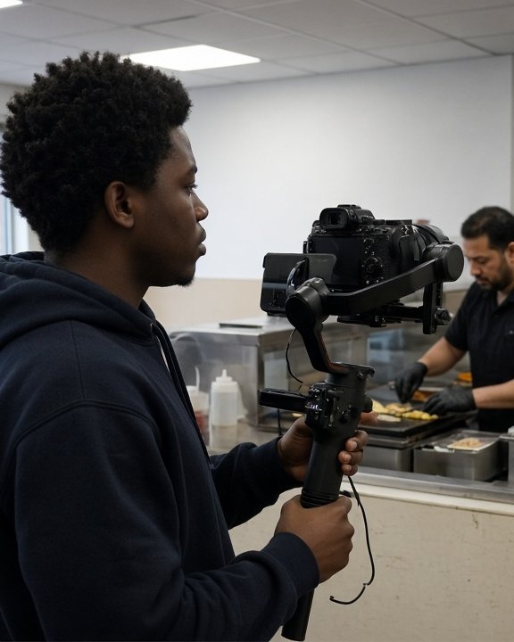Capital Reels filming at a local Ottawa restaurant
